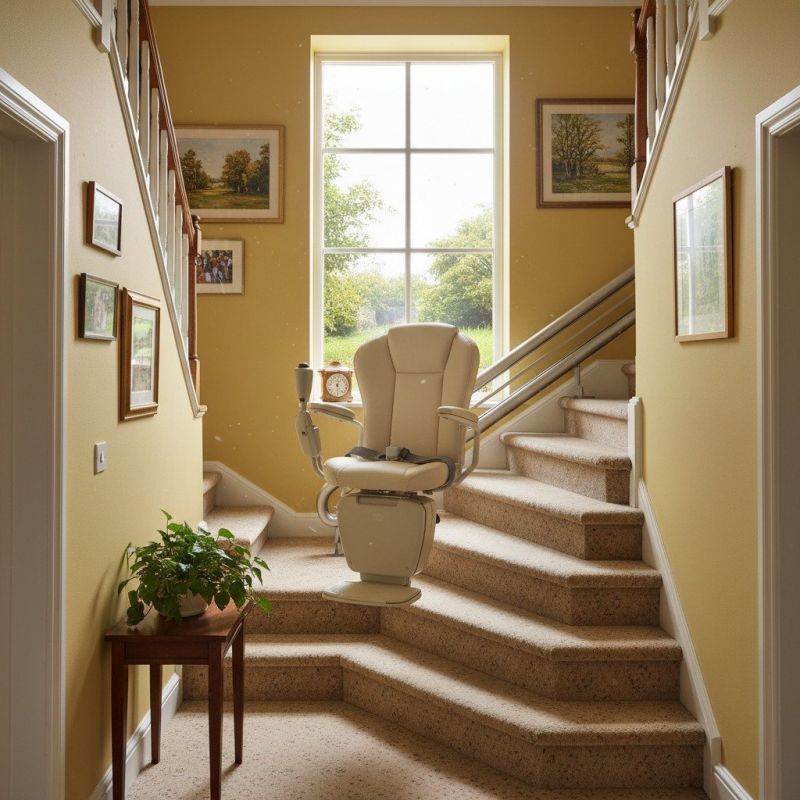 Stairlift Installation detail