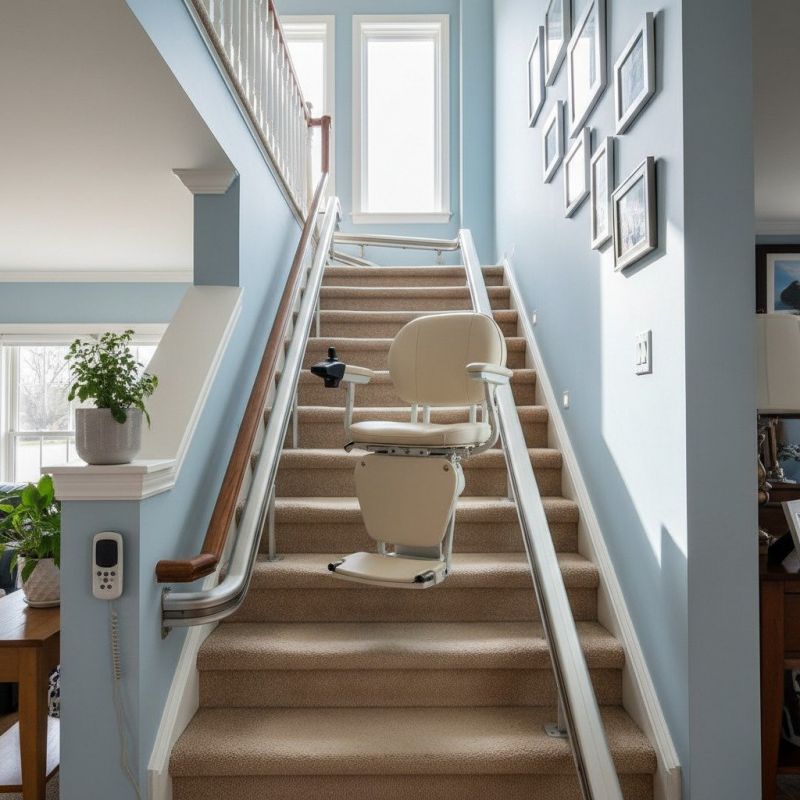 Stairlift Installation detail